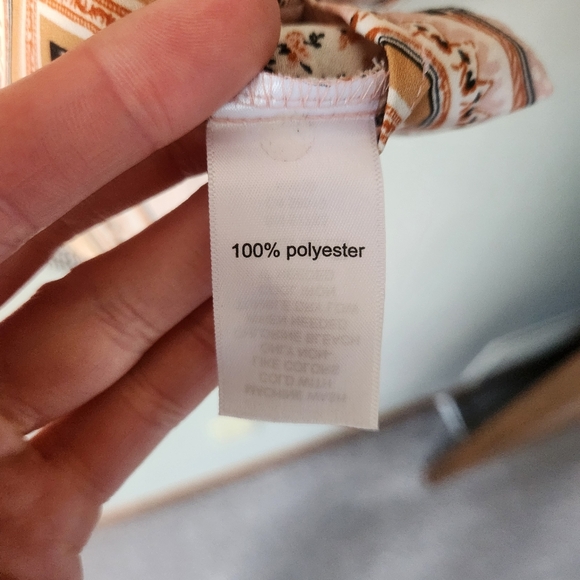 Maurices Chevron Tank Top - Pink, Black, and Tan - Picture 3 of 6